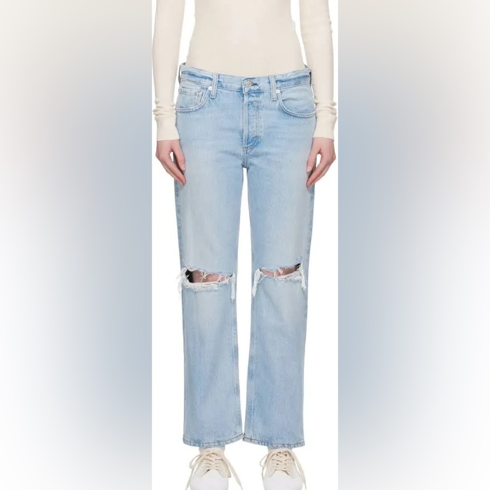 Citizens of Humanity Neve Straight Leg Jeans in Pagoda Size 25 NWT